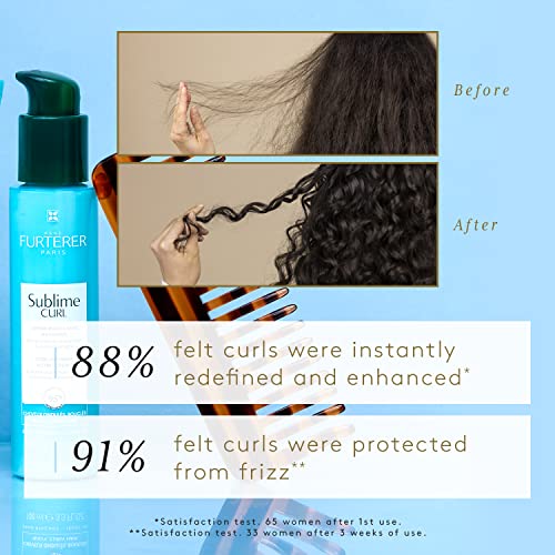 Ren? Furterer SUBLIME CURL Curl Nutri-Activating Cream - For Curly, Wavy Hair - Curl Enhancing Leave-In - Humidity & Frizz Control - 3.3 fl. oz.