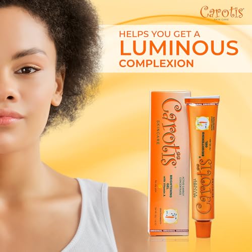CAROT?S Brightening Gel | 30g / 1 fl oz | Fade Dark Spots on: Face Armpit, Body Knees, Feet, Hands, & Even Out Skin Tone | with Carrot Oil and Alpha Arbutin, For
