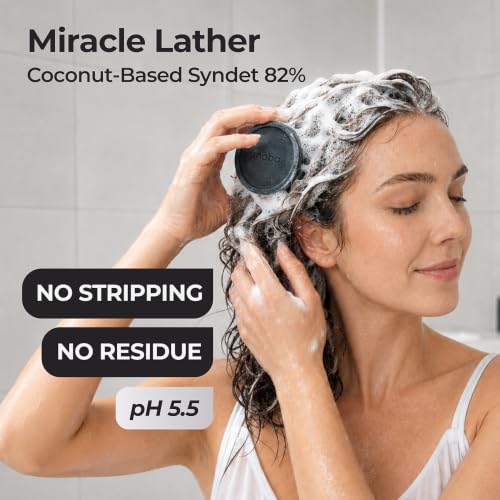 Miracle Clarifying Shampoo Bar for Oily Hair & Build-Up – 4.2 oz by Unaba