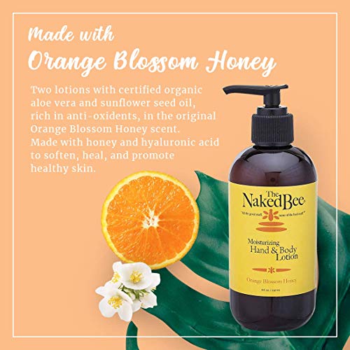 The Naked Bee Orange Blossom Honey Hand & Body Lotion, 8 oz - 2 Pack