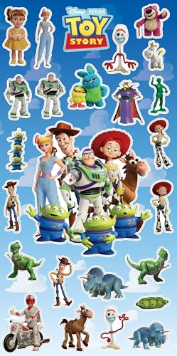 Toy Story Stickers and Tattoos Set for Kids | 12 Sheets Each