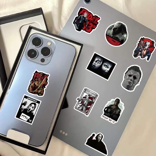 150 Unique Horror Stickers Pack - Waterproof Vinyl Decals for Gifts