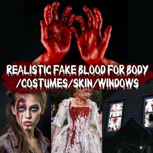Halloween Fake Blood Kit - Spray, Gel & Coagulated for SFX Makeup