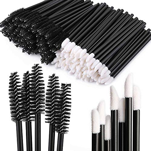 200 Disposable Mascara Wands & Lip Brushes for Eyelash Extensions