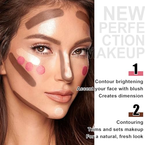 Contour Stick Makeup Kit, 6 Colors with Highlighter & Bronzer