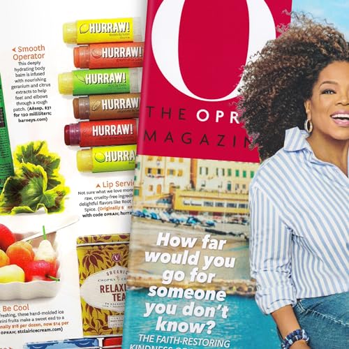 Hurraw! Lip Balms Staff Favorites, 6 Balm Bundle Pack: Black Cherry Tinted (Sheer Red Tint), Orange, Lemon, Mint, Earl Grey, Raspberry Tinted (Sheer Berry Tint) - Organic, Certified Vegan and All-Natural. Bee, Shea, Soy & Palm Free. Made in USA