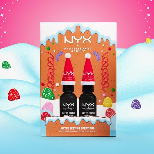 NYX Matte Setting Spray Duo - 16HR Long-Lasting Face Mist