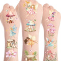 Fairy Temporary Tattoos - 8 Sheets Magical Wings & Flowers
