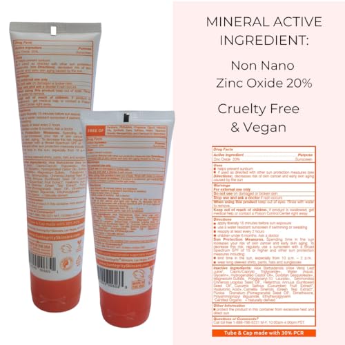 Suntegrity UNSCENTED Mineral Sunscreen For Body - 3 oz.