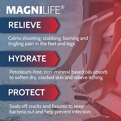MagniLife Pain Relieving Foot Cream, 4 oz Tube