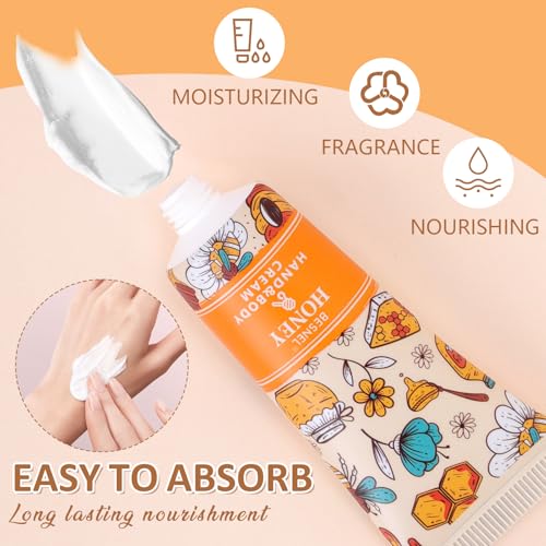 BESNEL 24-Pack Mini Hand Cream Gift Set - Travel Size Moisturizing Lotion