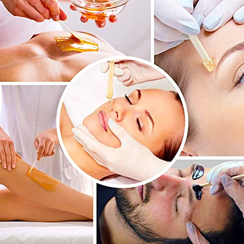 Mibly 500 Pcs Wooden Wax Sticks for Hair Removal
