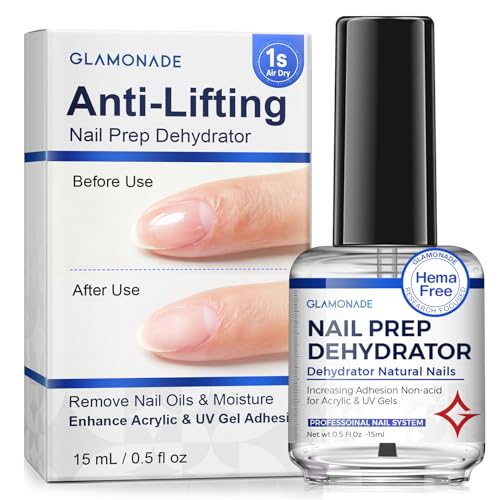 Glamonade Anti-Lifting Nail Prep Dehydrator & Acid-Free Bonder - 15ml