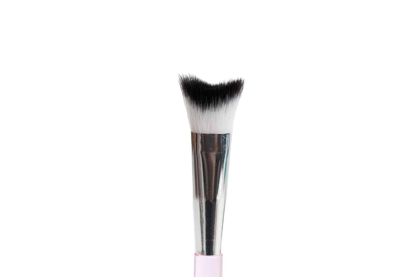 Feels Lash Cleaning Brush Eyelash Extensions Shampoo Brush Soft Curved Fluffy Cleansing (10 pack, Pink)