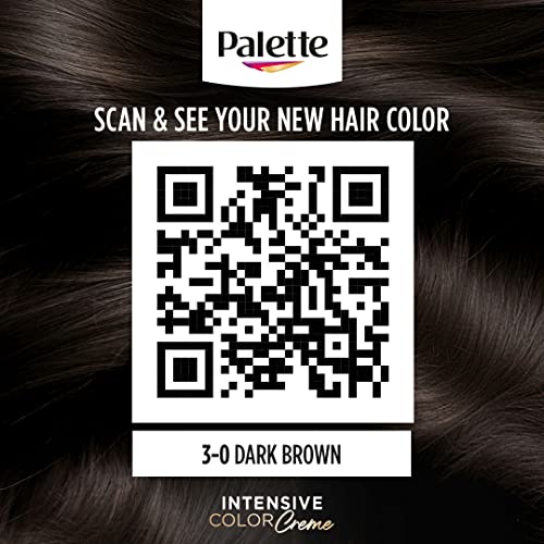 Palette Intensive Hair Colour Cream with Liquid Keratin 3-0 Dark Brown 100ml