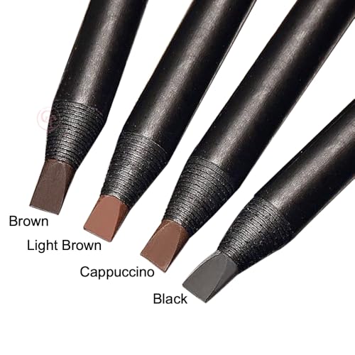 4Pcs Peel-Off Eyebrow Pencil Set - Waterproof Brow Liner