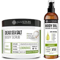 pureSCRUBS Lemongrass Body Scrub + Lemongrass Body Oil Bundle