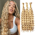 Fridnae Honey Blonde Deep Wave Braiding Hair - 16 Inch Bulk
