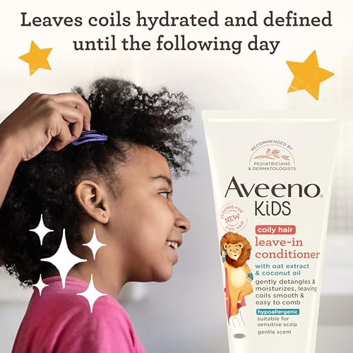 Aveeno Kids Coily Hair Leave-In Conditioner for Toddlers - 8 oz