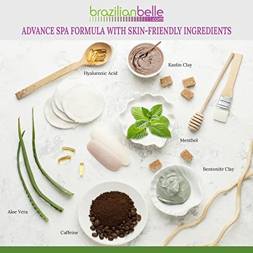 Brazilian Belle Detox Clay Body Wrap – Firming & Anti-Cellulite