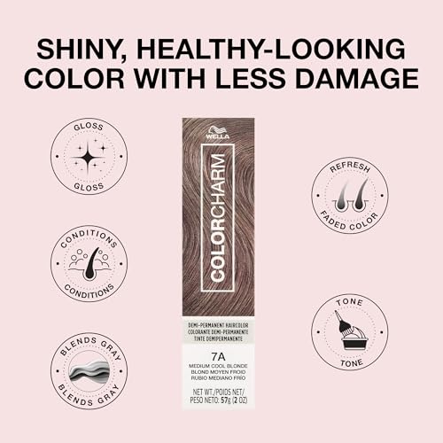 COLORCHARM Demi Permanent Hair Color - Gloss & Tone - 2 Fl Oz