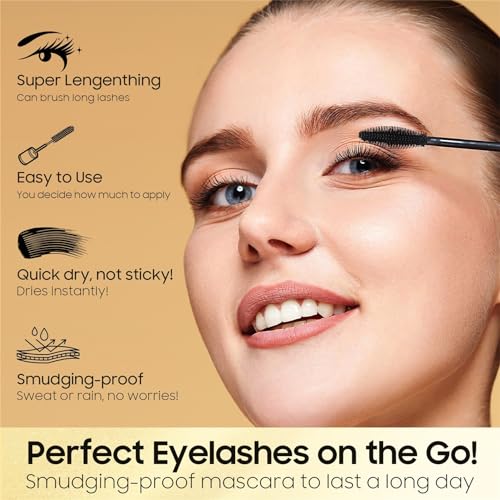 2-in-1 Waterproof Tubing Mascara - Volumizing & Lengthening