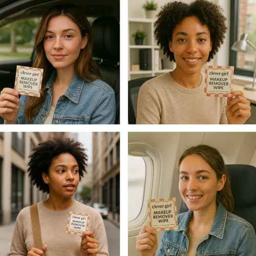 Individually Wrapped Makeup Remover Wipes with Micellar Water, Green Tea Extract, Aloe & Vitamin E - Travel Sized Individual Micellar Cleansing Wipes Unscented (30 Pack)