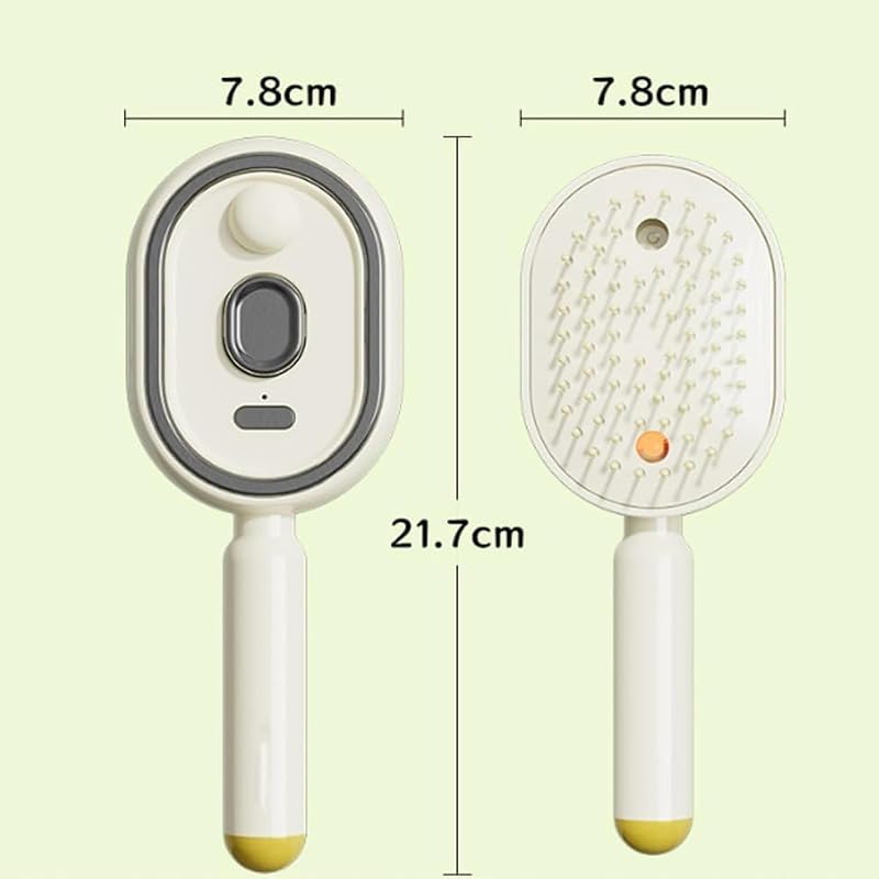 2026 Electric Steam Brush with Water Spray for All Hair Types