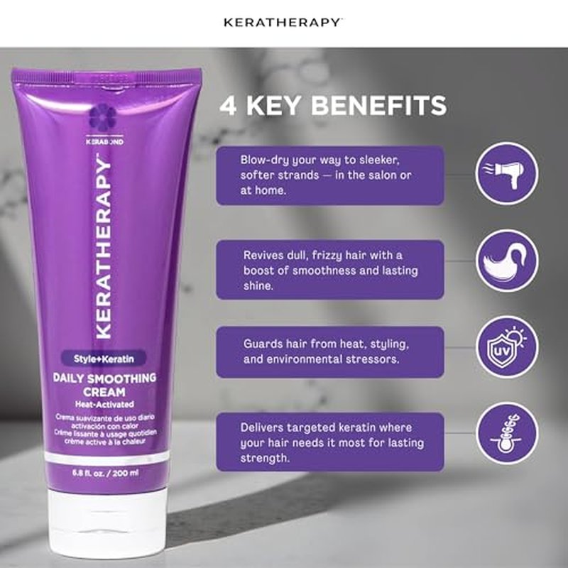 Keratherapy Daily Smoothing Cream - 6.8 fl. oz. Keratin & Oil Blend