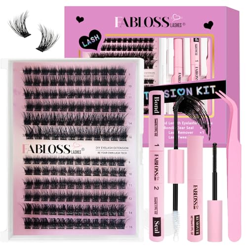 Lash Clusters Kit 144Pcs DIY Eyelash Extensions 80D