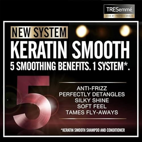 Tresemm? Heat Protect Spray with Marula Oil, Keratin Smooth for 5-in-1 Anti-Frizz Control 8 Oz