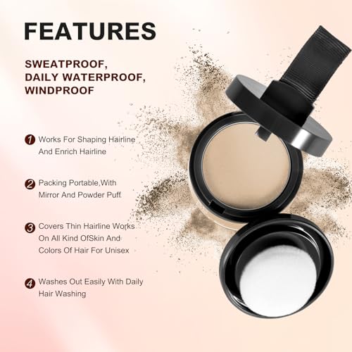 Hair Root Touch Up Powder - Medium Blonde Coverage