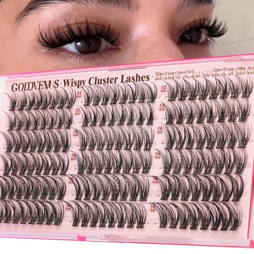 Goddvenus Wispy CC Curl Lash Clusters - DIY Eyelash Extensions