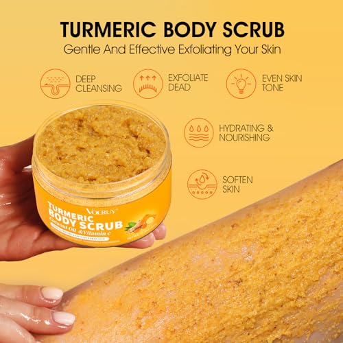 Turmeric Body Scrub with Coconut Oil & Vitamin C