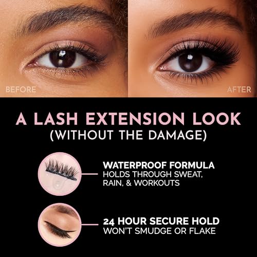 Luxillia 7-Piece Magnetic Eyelashes with Applicator & Magnetic Eyeliner Kit ? Reusable Natural Magnetic Lashes ? Easy Apply Lash Kit for Beginners ? Waterproof, Short & Dramatic Looks