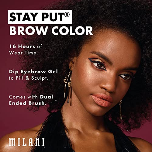 Milani Make It Last Setting Spray and Stay Put Brow Color (Dark Brown)