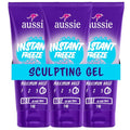 Aussie Instant Freeze Sculpting Hair Gel 7oz Triple Pack