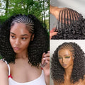 Frodio 13x6 Cornrow Braided Wig for Black Women - 12 Inches