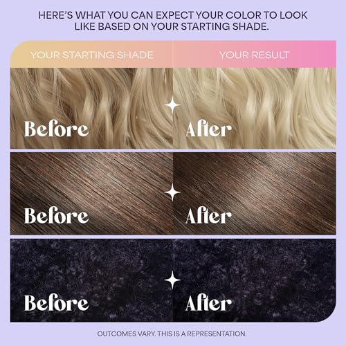 Hally Hair Color Cloud Demi-Permanent Blonde Foam - Lasts Up to 25 Washes