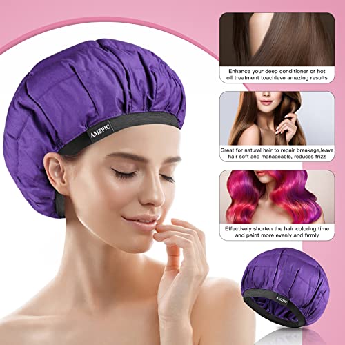 Cordless Microwavable Heat Cap for Deep Hair Conditioning