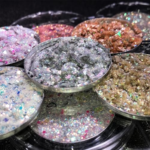 Holographic Body Glitter Gel | Waterproof Face & Hair Sparkle