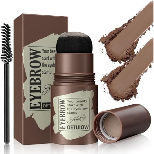 Eyebrow Stamp Kit with 24 Stencils - Waterproof & Reusable