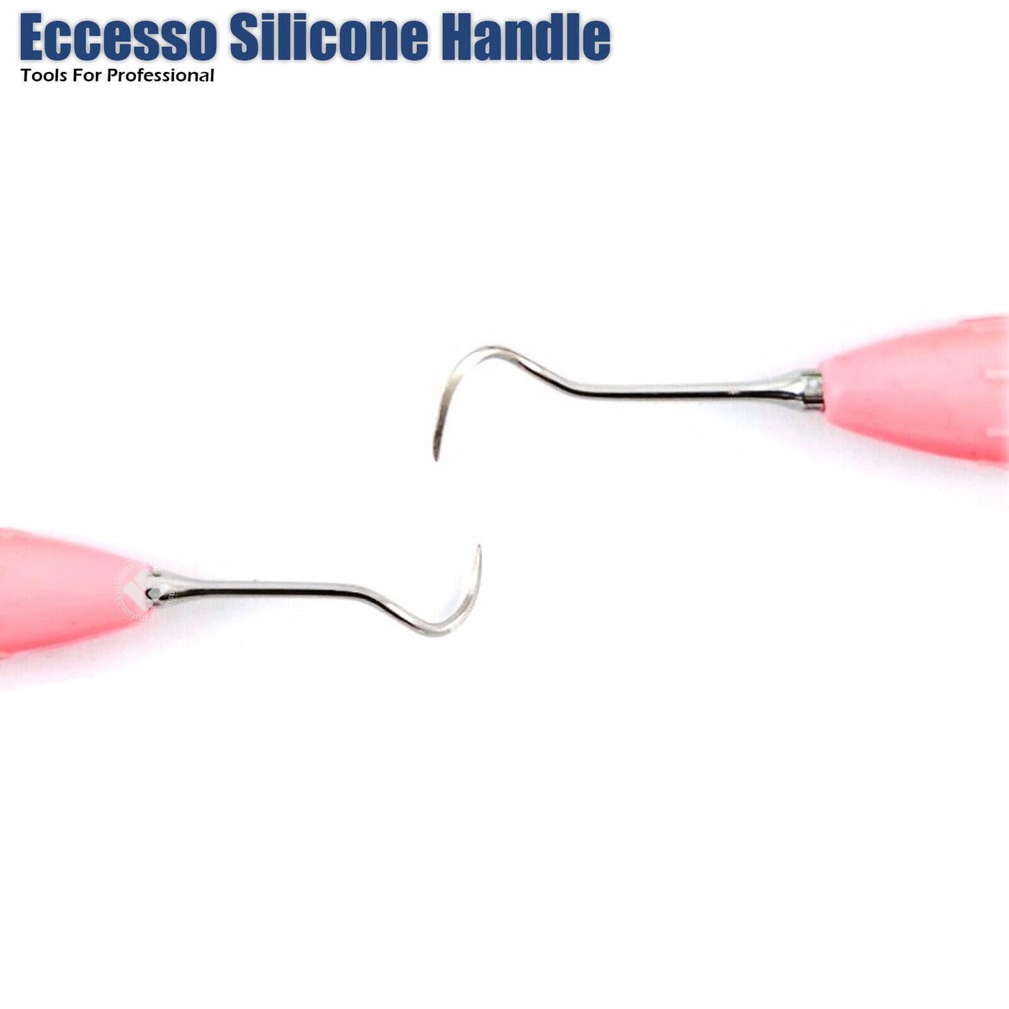 Set of 10 Dental Composite Placement Filling Instruments – Silicone Handle Restoration Plugger/Spatula – Resin Application & Tooth Restoration Kit