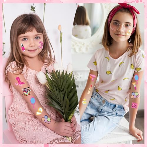 Little Miss Threenager Temporary Tattoos - 8 Sheets