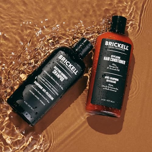 Brickell Men¡¯s Daily Relieving Hair Care Routine, Dandruff Shampoo and Conditioner Set For Men, All Natural and Organic, Scented