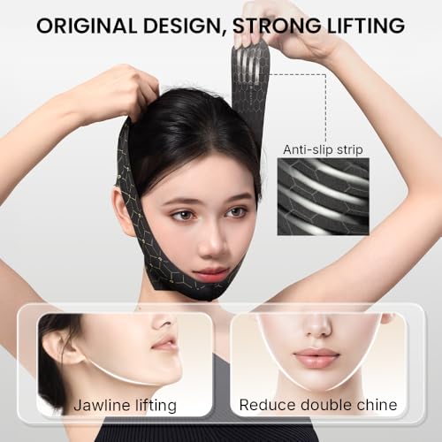 Dual-Layer Face Lifting Tape | Double Chin Reducer & Jawline Shaper