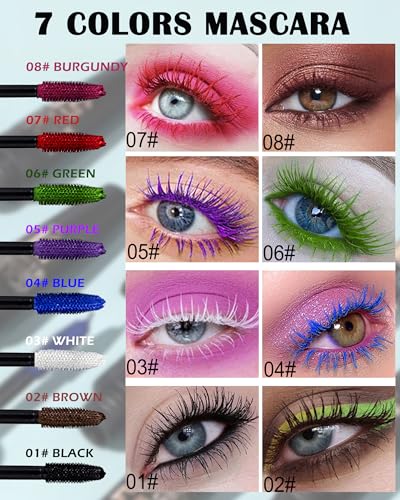 Blue 5D Silk Fiber Waterproof Mascara | 24H Long Lasting