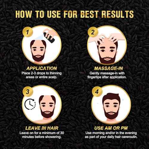 Organic Black Rice Water Spray for Hair Growth, A Solution with Castor Oil & Ginger Root Extract for Thicker, Fuller Hair, Targets Hair Loss and Repairs Damage 100ml/3.2 fl.oz (1 PC)