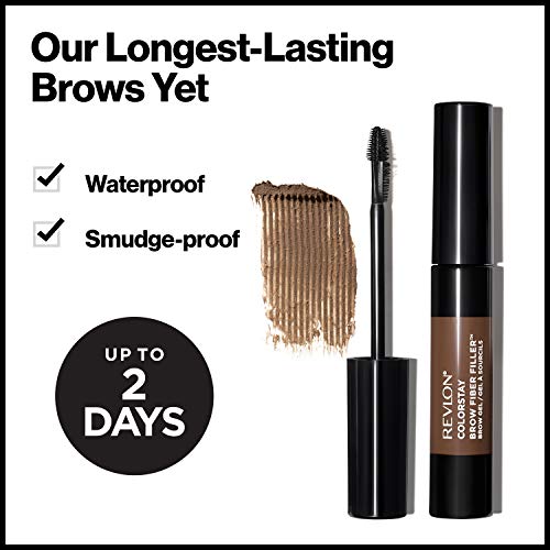 Revlon ColorStay Brow Fiber Filler Waterproof Eyebrow Gel, Blonde
