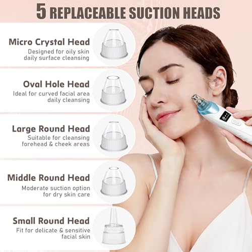 Gackoko Blackhead Remover Vacuum Kit - USB Rechargeable Pore Cleaner